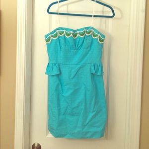 Lily Pulitzer strapless dress